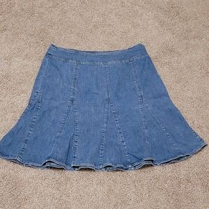 Jean A-line skirt in size 16